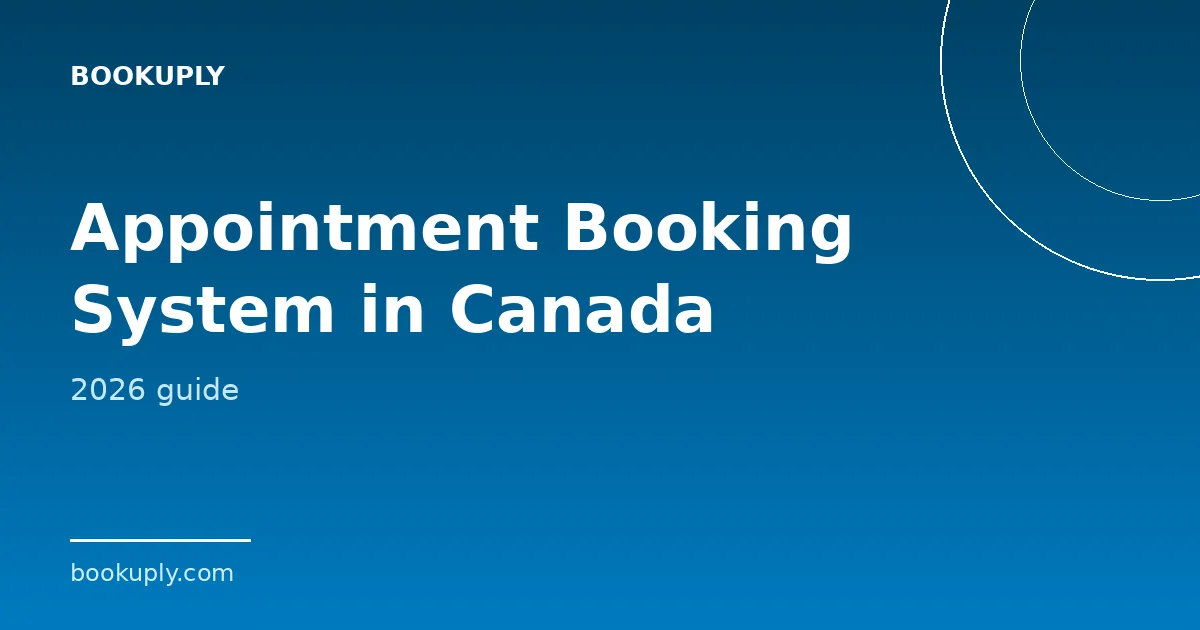 Appointment Booking System for Canada: Full 2026 Guide